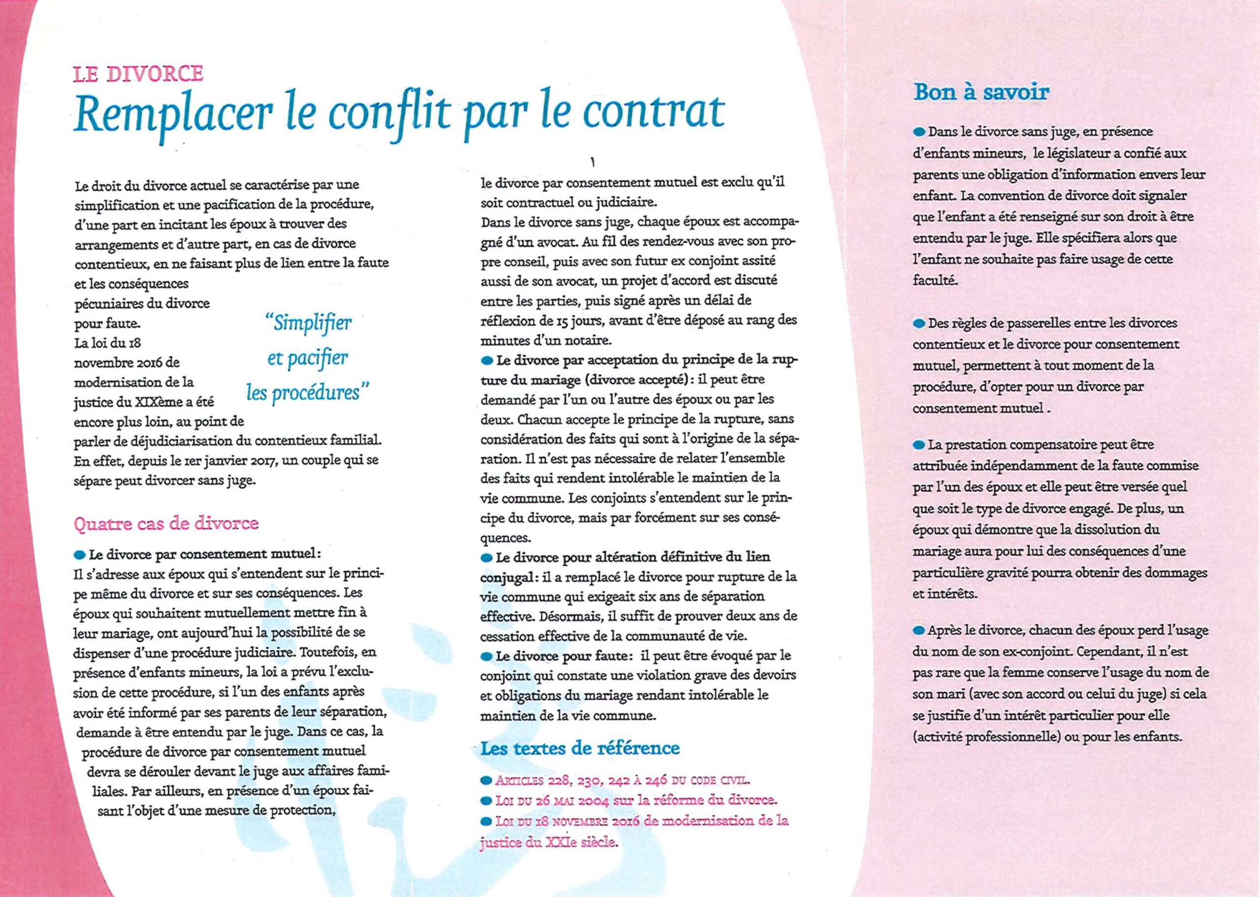 Article sur le divorce par les Notaires p 2